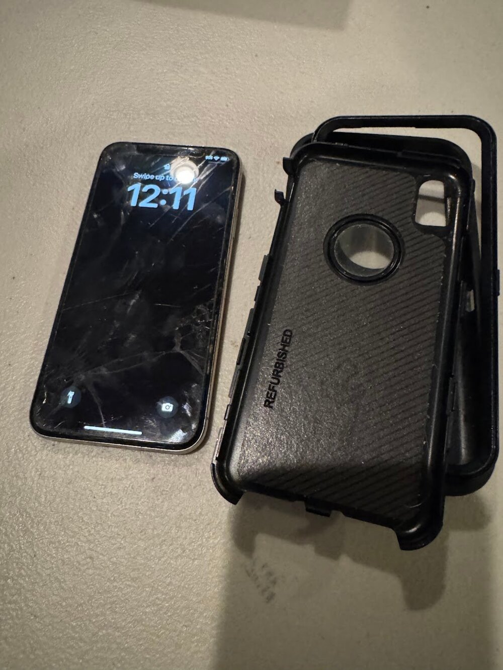 Apple iPhone X - Broken Front & Back Glass - Fully Functional